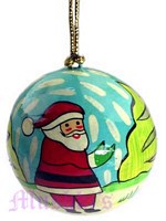 Ball shaped Christmas hanging - click here for large view